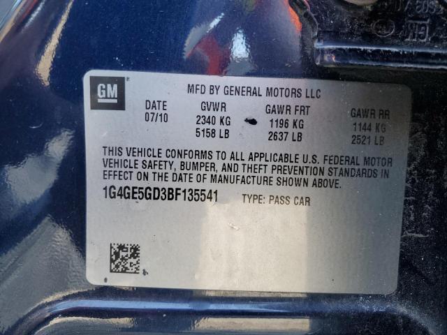 Photo 10 from auction – 2011 BUICK LACROSSE C with VIN 1G4GE5GD3BF135541