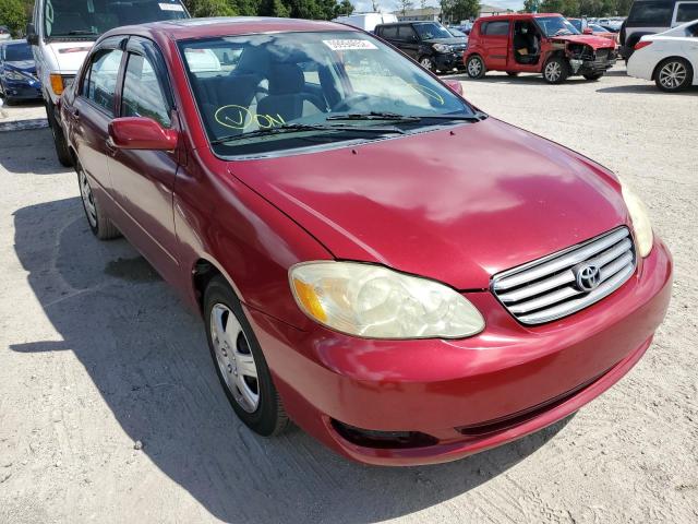 TOYOTA COROLLA CE 2003 with VIN 2T1BR32E03C006402 - Photo from auction