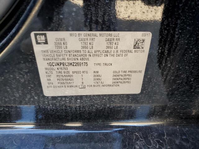 Photo 10 from auction – 2017 CHEVROLET SILVERADO with VIN 1GCVKPEC3HZ269175