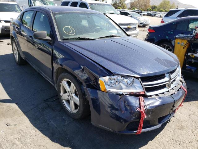 DODGE AVENGER SE 2013 with VIN 1C3CDZAB6DN625408 - Photo from auction