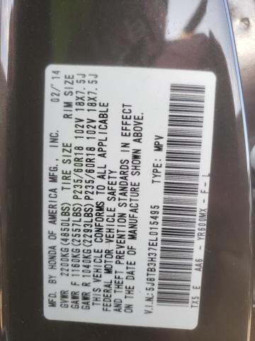 Photo 10 from auction – 2014 ACURA RDX with VIN 5J8TB3H37EL015495