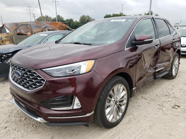 Photo 2 from auction – 2020 FORD EDGE TITAN with VIN 2FMPK4K99LBB62882