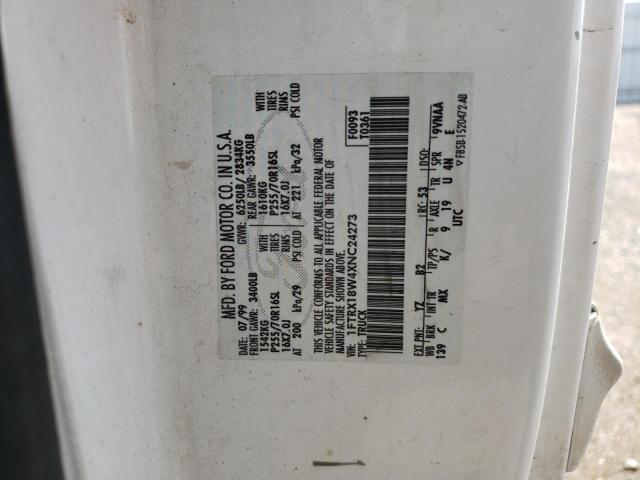 Photo 10 from auction – 1999 FORD F150 with VIN 1FTRX18W4XNC24273