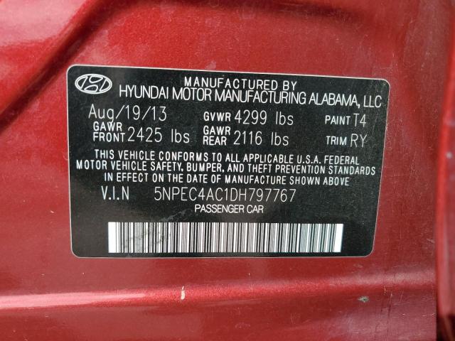Photo 10 from auction – 2013 HYUNDAI SONATA SE with VIN 5NPEC4AC1DH797767