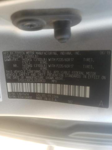 Photo 10 from auction – 2020 TOYOTA SIENNA L with VIN 5TDZZ3DC2LS030833