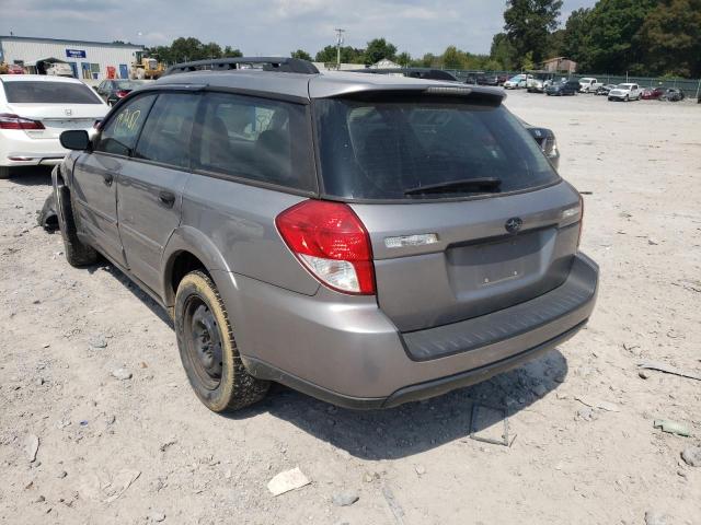 Photo 3 from auction – 2008 SUBARU OUTBACK with VIN 4S4BP60CX87336531