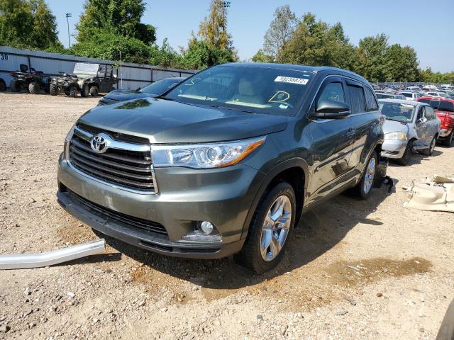 Photo 2 from auction – 2016 TOYOTA HIGHLANDER with VIN 5TDDKRFH9GS259509