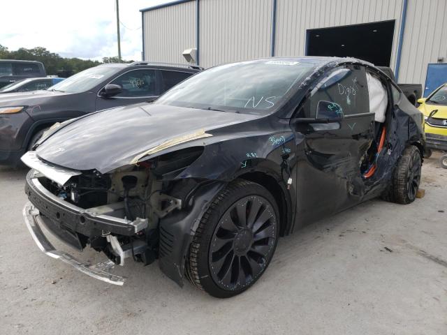 Photo 2 from auction – 2021 TESLA MODEL Y with VIN 5YJYGDEF7MF305621