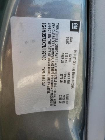 Photo 10 from auction – 2007 BUICK LUCERNE CX with VIN 1G4HD572X7U197480