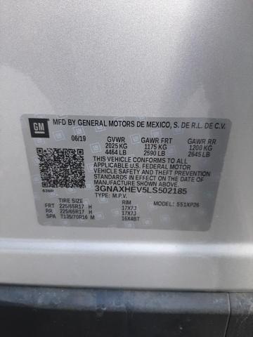 Photo 10 from auction – 2020 CHEVROLET EQUINOX LS with VIN 3GNAXHEV5LS502185