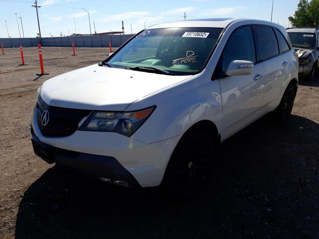 Photo 2 from auction – 2009 ACURA MDX TECHNO with VIN 2HNYD28679H511882