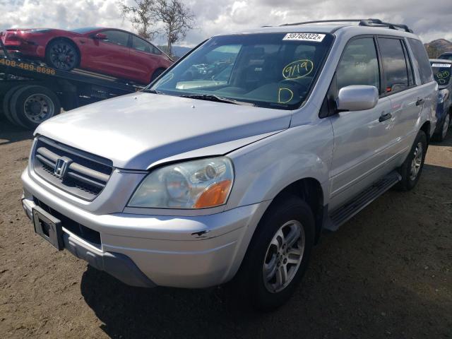 Photo 2 from auction – 2004 HONDA PILOT EXL with VIN 2HKYF18774H565010