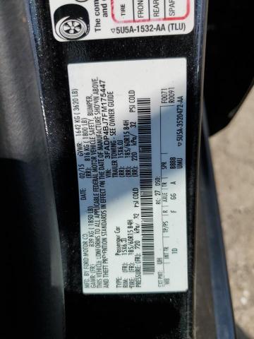 Photo 10 from auction – 2015 FORD FIESTA SE with VIN 3FADP4BJ7FM175447