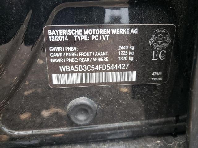 Photo 10 from auction – 2015 BMW 535 XI with VIN WBA5B3C54FD544427