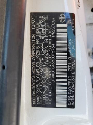 Photo 10 from auction – 2008 TOYOTA SCION XD with VIN JTKKU10468J018734