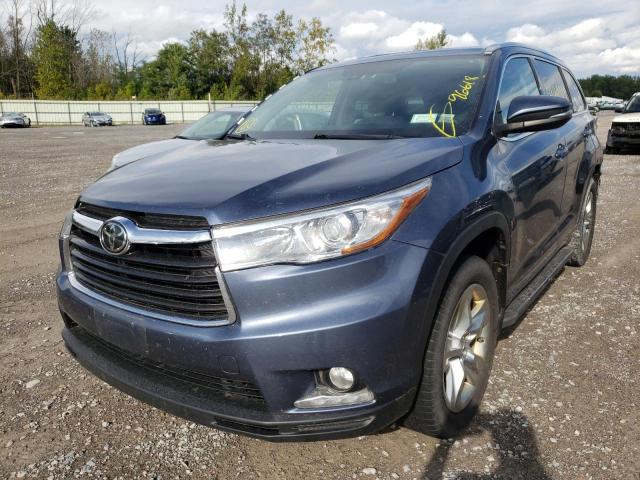 Photo 2 from auction – 2014 TOYOTA HIGHLANDER with VIN 5TDDKRFH4ES049204