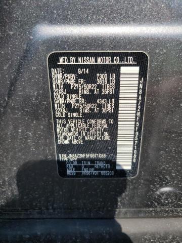 Photo 10 from auction – 2015 INFINITI QX80 with VIN JN8AZ2NF5F9571088