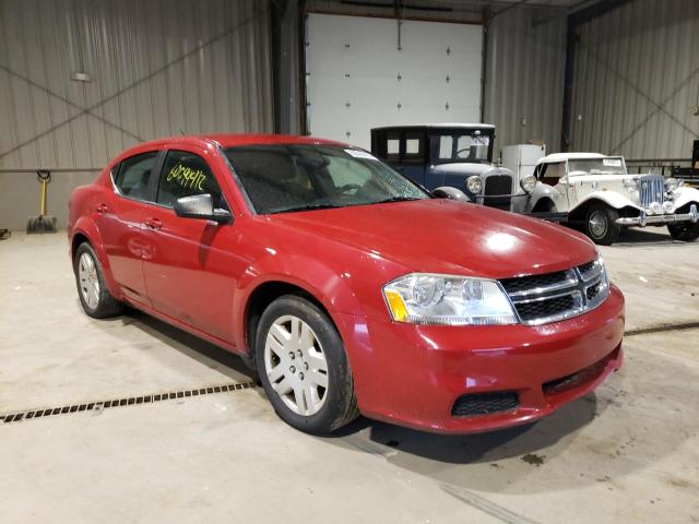 DODGE AVENGER SE 2014 with VIN 1C3CDZABXEN196405 - Photo from auction