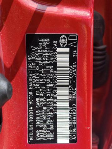 Photo 10 from auction – 2017 TOYOTA COROLLA L with VIN 2T1BURHE5HC868028