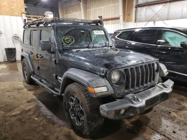 JEEP WRANGLER U 2018 with VIN 1C4HJXDG2JW181830 - Photo from auction