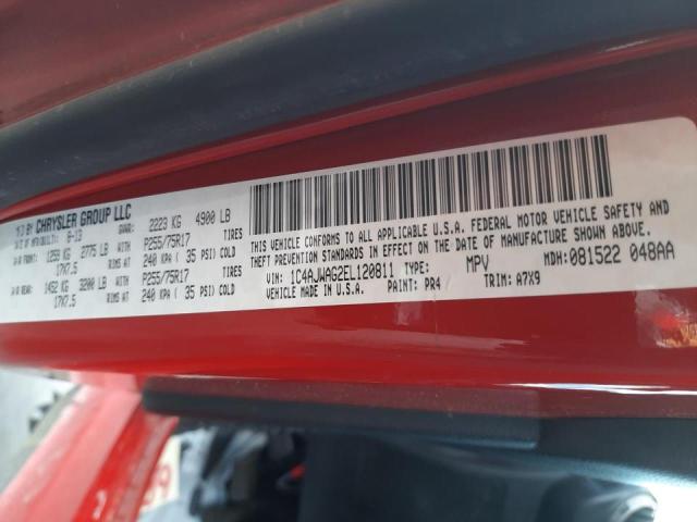 Photo 10 from auction – 2014 JEEP WRANGLER S with VIN 1C4AJWAG2EL120811