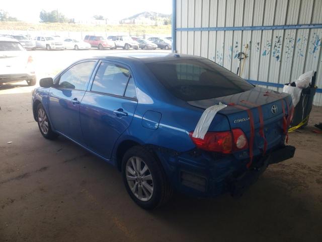 Photo 3 from auction – 2009 TOYOTA COROLLA BA with VIN 2T1BU40EX9C114137