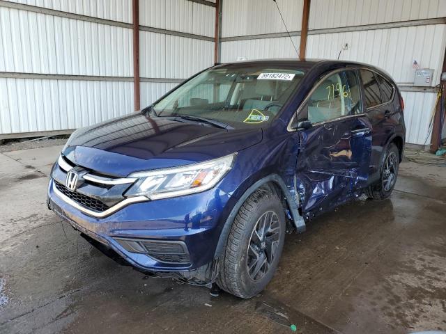 Photo 2 from auction – 2016 HONDA CR-V SE with VIN 5J6RM4H41GL032906