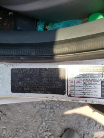 Photo 10 from auction – 2009 KIA SPECTRA EX with VIN KNAFE221795626381