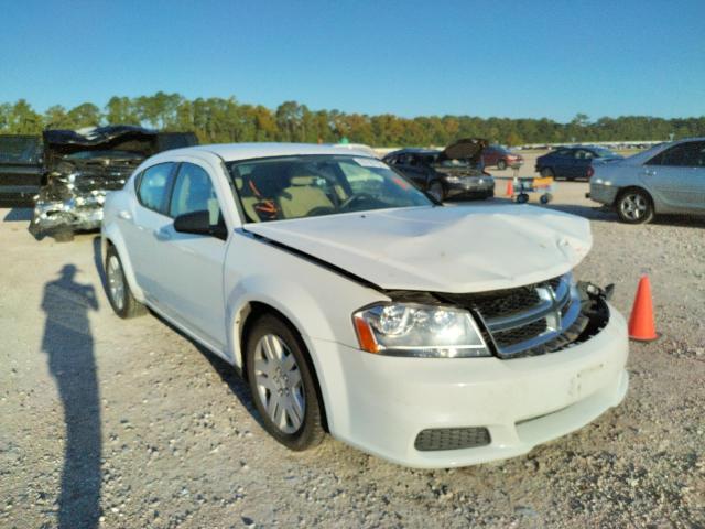 DODGE AVENGER SE 2013 with VIN 1C3CDZAG4DN512231 - Photo from auction