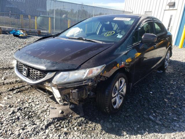 Photo 2 from auction – 2014 HONDA CIVIC LX with VIN 2HGFB2F53EH017432