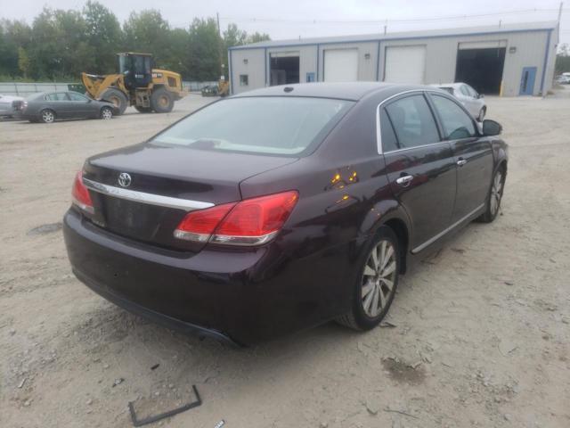 Photo 4 from auction – 2011 TOYOTA AVALON BAS with VIN 4T1BK3DBXBU412546