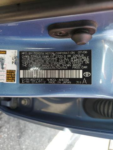 Photo 10 from auction – 2006 TOYOTA PRIUS with VIN JTDKB20U967525964