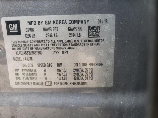 Photo 10 from auction – 2020 BUICK ENCORE PRE with VIN KL4CJASB3LB027680