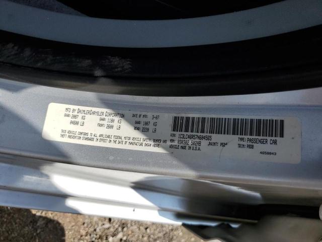 Photo 10 from auction – 2007 CHRYSLER SEBRING with VIN 1C3LC46R57N604565