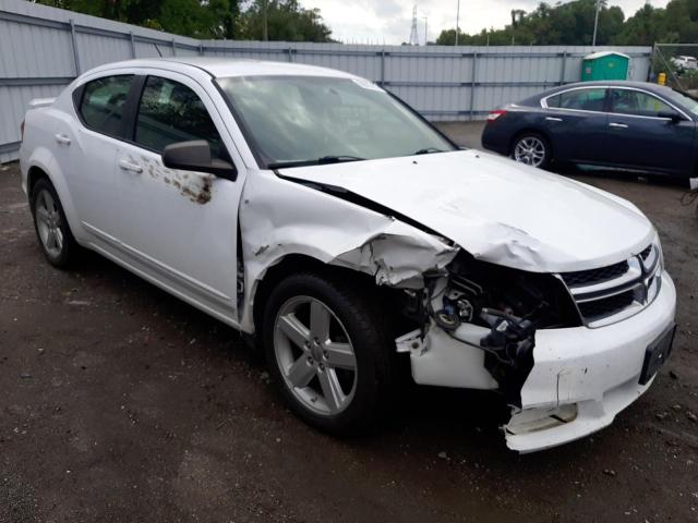 DODGE AVENGER SE 2013 with VIN 1C3CDZAB8DN722724 - Photo from auction