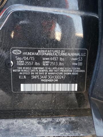 Photo 10 from auction – 2016 HYUNDAI SONATA SPO with VIN 5NPE34AF3GH300247