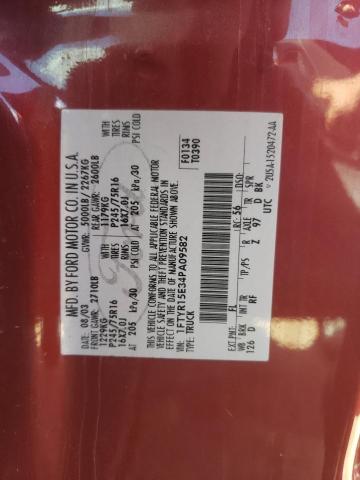 Photo 10 from auction – 2004 FORD RANGER SUP with VIN 1FTYR15E34PA09582