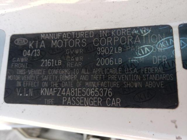 Photo 10 from auction – 2014 KIA FORTE EX with VIN KNAFZ4A81E5065376