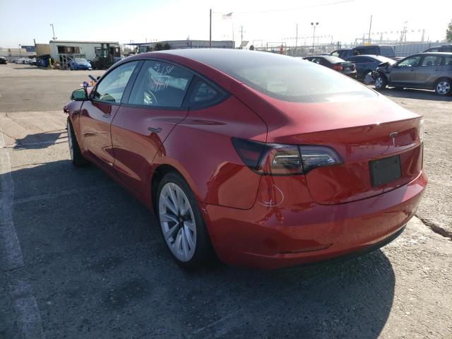 Photo 3 from auction – 2022 TESLA MODEL 3 with VIN 5YJ3E1EA9NF304801