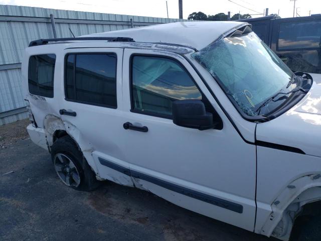 Photo 9 from auction – 2008 JEEP LIBERTY SP with VIN 1J8GN28K18W154963