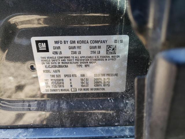 Photo 10 from auction – 2018 BUICK ENCORE PRE with VIN KL4CJASB4JB664364