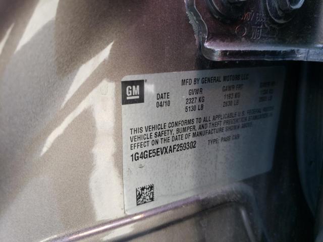 Photo 10 from auction – 2010 BUICK LACROSSE C with VIN 1G4GE5EVXAF259302