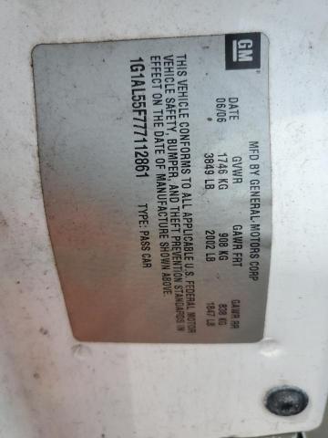 Photo 10 from auction – 2007 CHEVROLET COBALT LT with VIN 1G1AL55F777112861