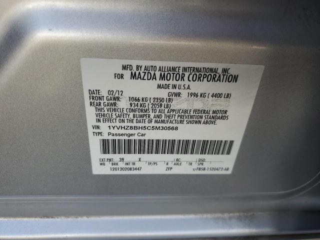 Photo 10 from auction – 2012 MAZDA 6 I with VIN 1YVHZ8BH5C5M30568