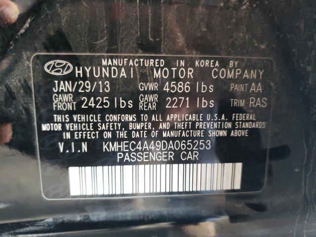 Photo 10 from auction – 2013 HYUNDAI SONATA HYB with VIN KMHEC4A49DA065253