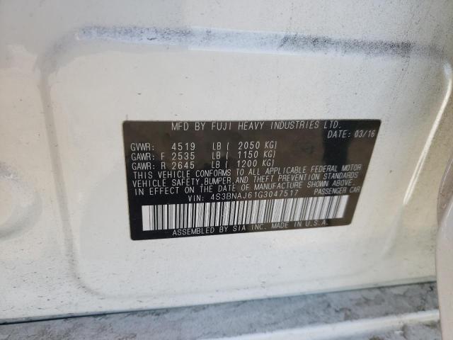 Photo 10 from auction – 2016 SUBARU LEGACY 2.5 with VIN 4S3BNAJ61G3047517