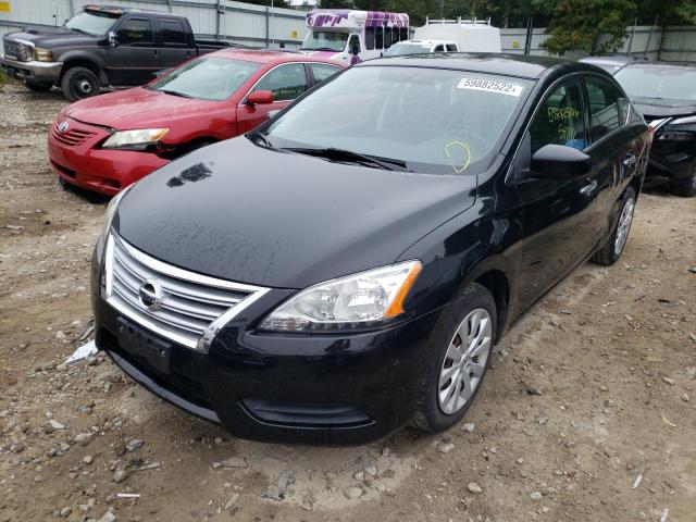 Photo 2 from auction – 2014 NISSAN SENTRA S with VIN 3N1AB7AP5EL667923