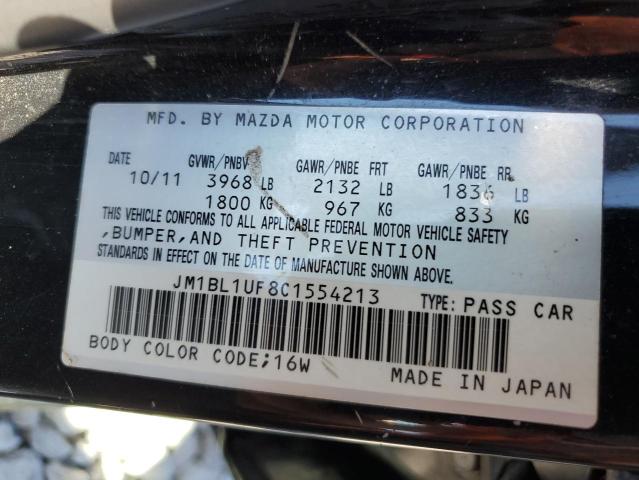 Photo 10 from auction – 2012 MAZDA 3 I with VIN JM1BL1UF8C1554213