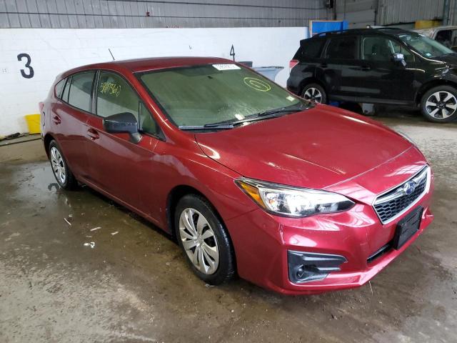SUBARU IMPREZA 2017 with VIN 4S3GTAA65H3752737 - Photo from auction