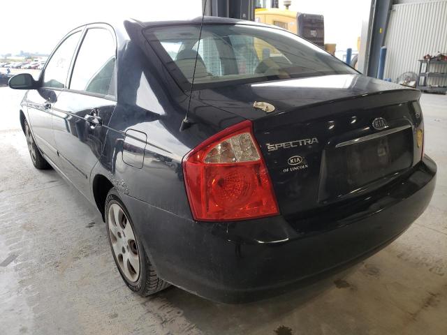 Photo 3 from auction – 2005 KIA SPECTRA LX with VIN KNAFE121255090816